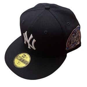 New York Yankees New Era 2000 Subway Series 59FIFTY Fitted Hat Black 7 3/4 NEW